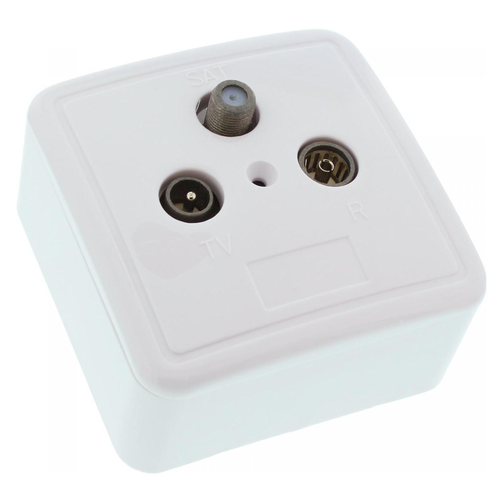 InLine Antennensteckdose + SAT (Antennenkabel) (69983)