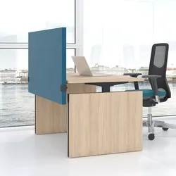 Höhenverstellbarer Büro Schreibtisch Wangengestell Tiboun