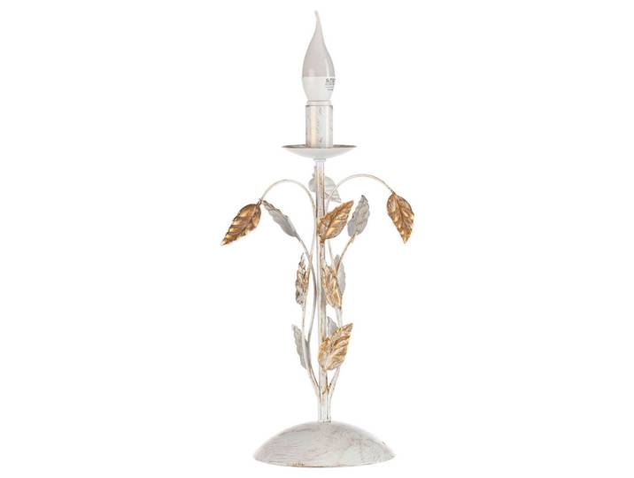 Tischleuchte 4914 Carolina, Perlmutt, Metall, rund, 20x40x20 cm, Eec, transportabel, Lampen & Leuchten, Innenbeleuchtung, Tischlampen, Tischlampen
