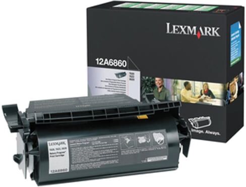 Lexmark 12A6860 toner preto