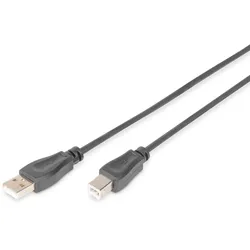 Digitus USB 2.0 Anschlusskabel, USB A auf USB B