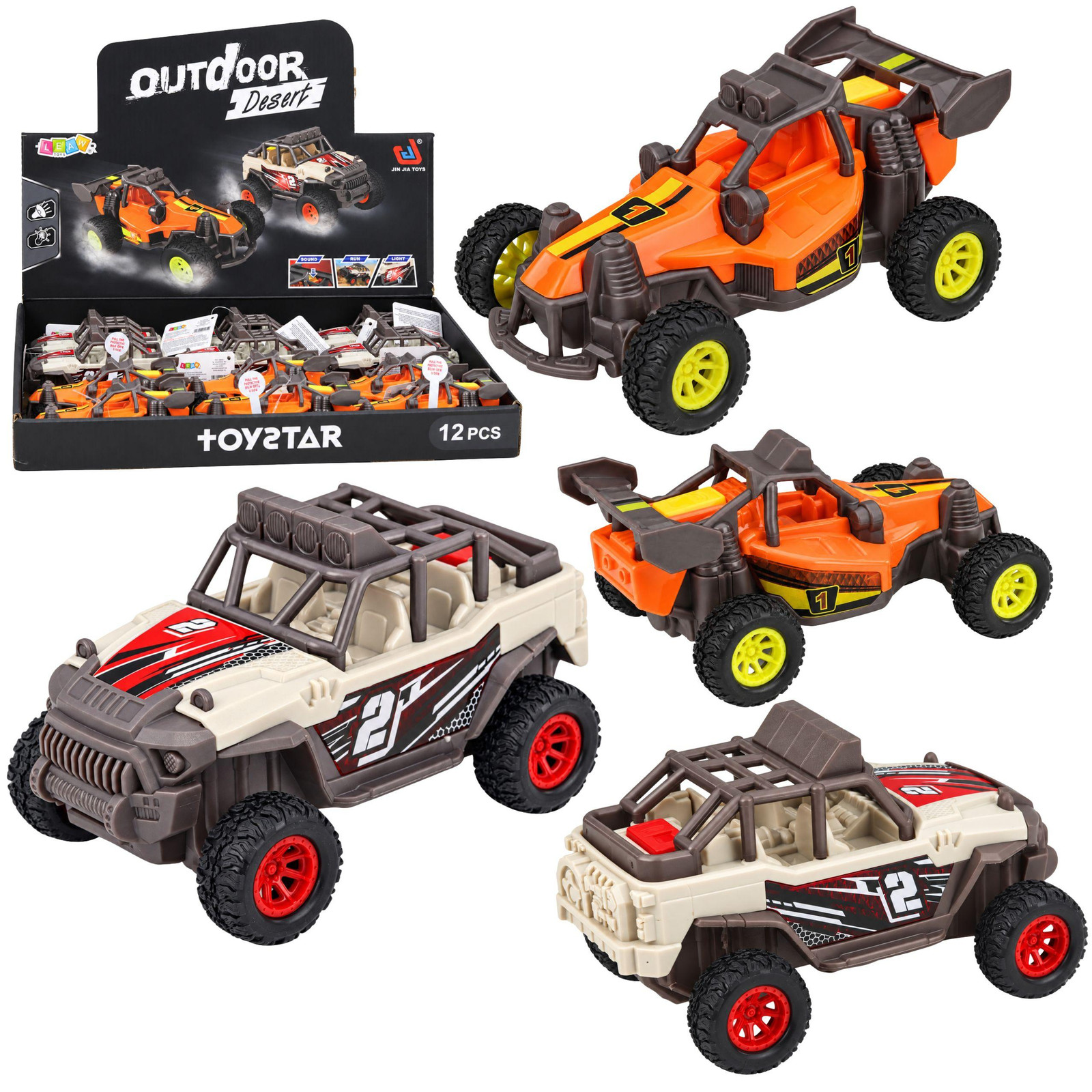 Lean Toys Offroad-buggy Cross-country met geluid en licht