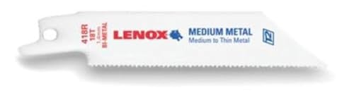 Lenox Reciprozaagblad set van 5 stuks, 18 tanden, wit