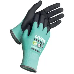 uvex Bamboo TwinFlex D SG Schnittschutzhandschuh grün 7 - 6009207 - grün