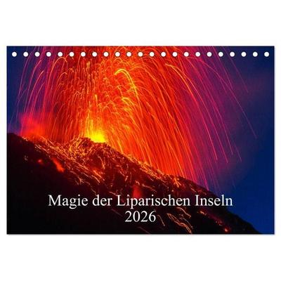 Magie der Liparischen Inseln 2026 (Tischkalender 2026 DIN A5 quer), CALVENDO Monatskalender