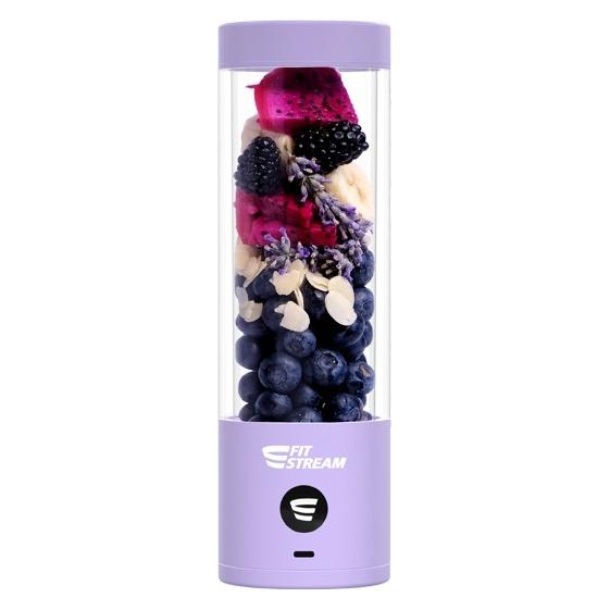 FitStream Pro Lila / Tragbarer Mixer / 7,4 W / 0,38 l / 2000 mAh Akku (8582002427983)