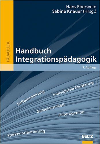 Hans Eberwein - Handbuch Integrationspädagogik: Kinder mit und ohne Beeinträchtigung lernen gemeinsam. Ein Handbuch (Beltz Handbuch) - Preis vom 09.10.2026 07:28:09 h