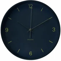 WANDUHR Design Blau 30/30 cm