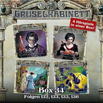 Folgen 132, 133, 135, 136 - Sweeney Todd,Amyas Northcote,H.G. Wells, Audio, 4251777705698