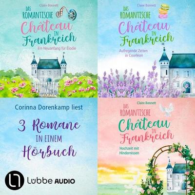 Das romantische Château in Frankreich - Sammelband Teil 1-3 - Claire Bonnett, Audio, 9783754019719