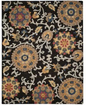 SAFAVIEH Handmade Blossom Nelia Modern Floral Wool Rug