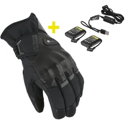 Macna Era 2.0 RTX Kit wasserdichte, beheizbare Winter-Motorradhandschuhe + 7,4V / 2,2A Batterien und Ladegerät 3XL