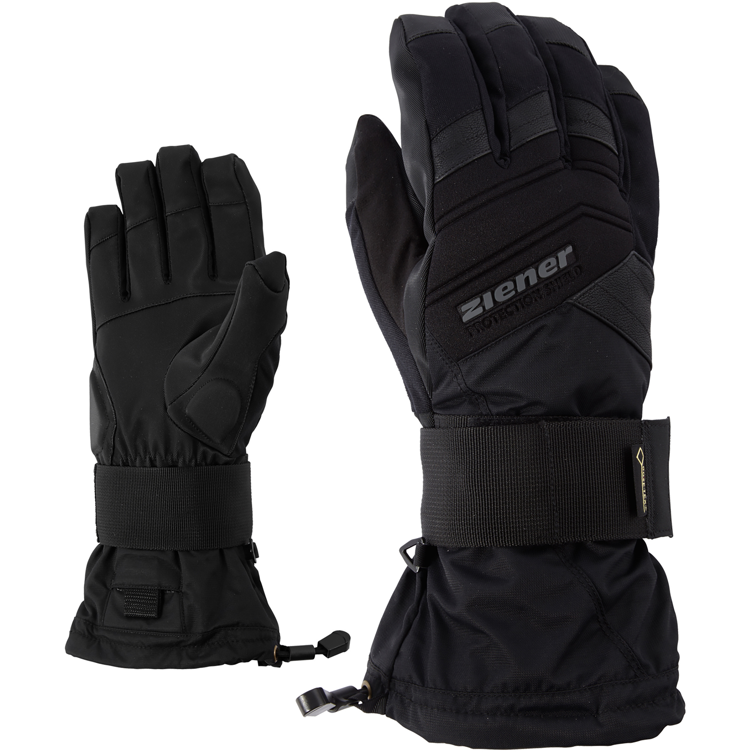 Ziener Medical GTX Skihandschuhe schwarz Größe 8.5 Splitboard | Freeride | Skifahren Winddicht Wasserabweisend