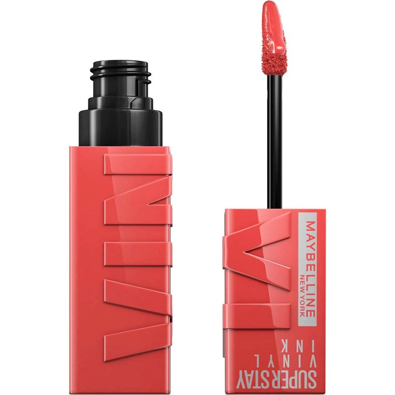 Maybelline Pintalabios Líquido de Larga Duración Super Stay Vinyl Ink 4,2mL 15 Peachy