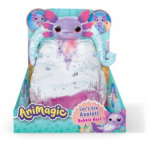 Animagic Elektronisches-Haustier Lets Glo Axolotl, Aquarium, interaktiv, Leuchteffekte, ab 4 Jahre