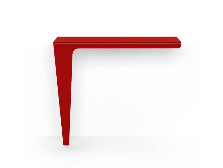 MEME DESIGN console LAMA (Rosso Dalia - Métal)