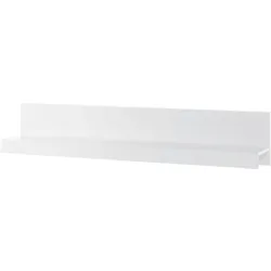 WANDBOARD weiß Hochglanz, Wandregal 150 x 28 cm