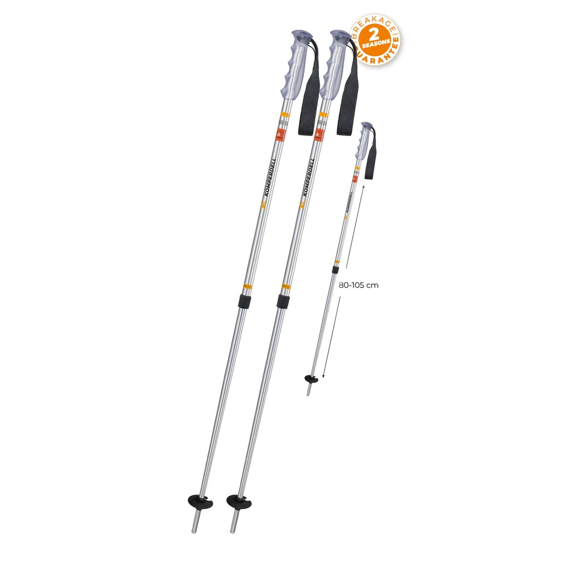 Komperdell Rental Vario Junior Ti black/ silver (10) 1642323-10-Tele