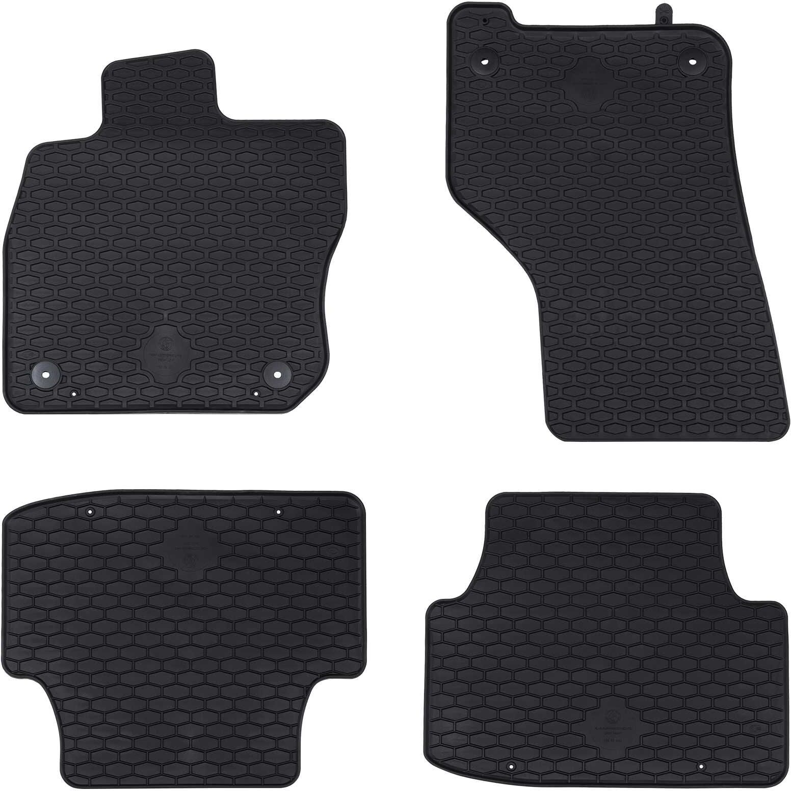 vidaXL Tapis de voiture 4 pièces