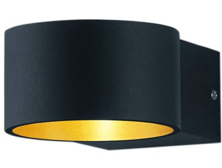 TRIO LEUCHTEN LED Wandleuchte LACAPO , gold (schwarz, goldfarben), 1, H: 6cm, 1 Stk., Leuchten, Up and Down Beleuchtung, LED Wandleuchte