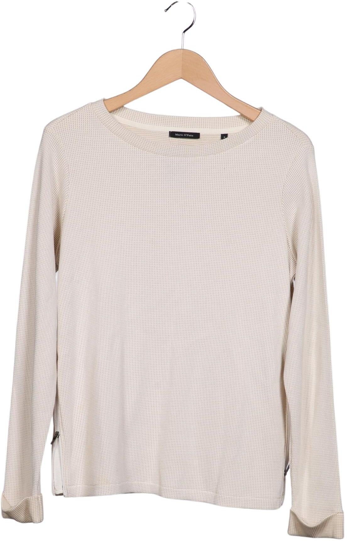 Marc O' Polo Sweater, Cremeweiß, Gr. M, Baumwolle - Second Hand
