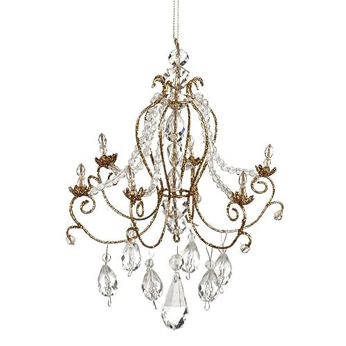 Goodwill Kerstbal Kroonluchter Goud 22 cm
