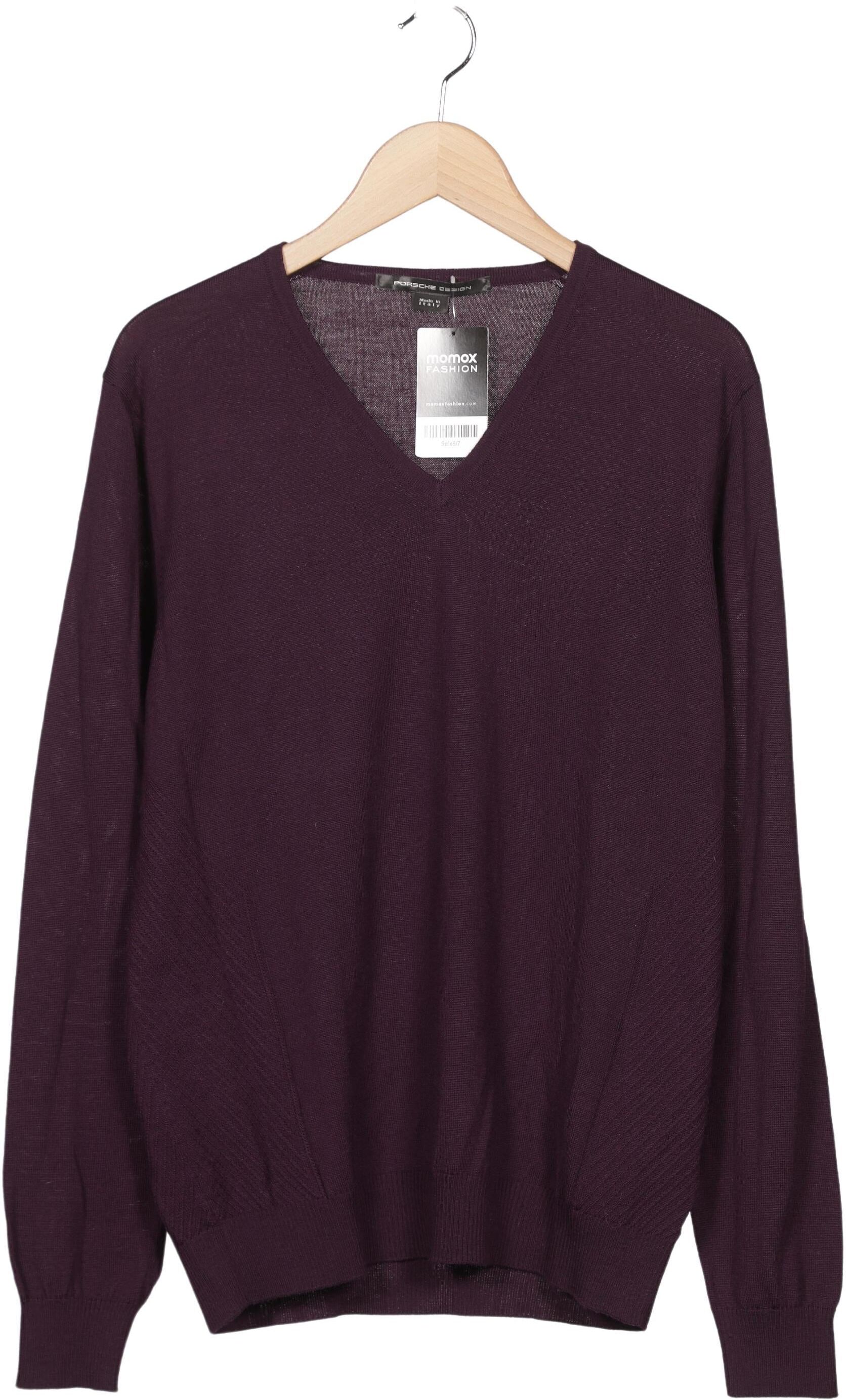 Porsche Design Herren Pullover, Lila, Gr. L, Merino - Second Hand