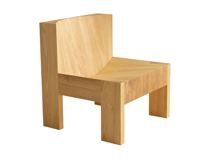 Vaarnii Fauteuil lounge 005 Lounge Chair Pin en huile-cire mat