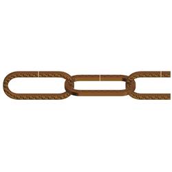 dörner + helmer 153323 Zierkette Alt-Messing Stahl 10 m