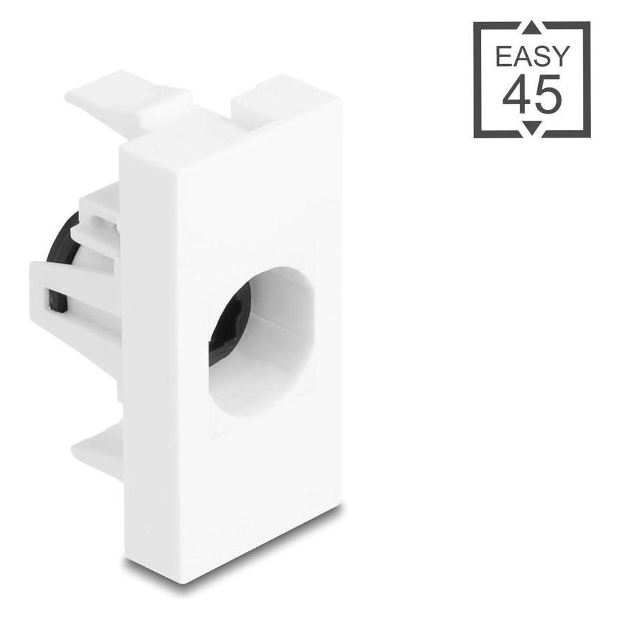 Delock Easy 45 Modul TOSLINK Buchse zu Buchse weiss (90913)