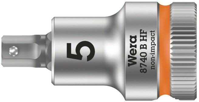 Wera 8740 B HF Douille-embout Zyklop pour vis à six pans creux, à emmanchement 3/8