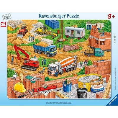 Rahmenpuzzle Ravensburger Arbeit auf der Baustelle 12 Teile
