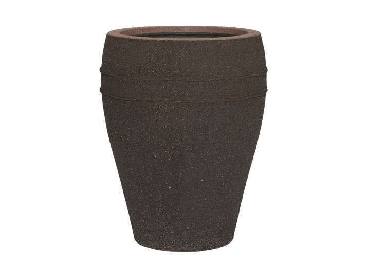 Hochwertiger In-/Outdoor Blumentopf „Mediterranean Artemis“ Umber Brown Ø 40 x 50 cm Pottery Pots