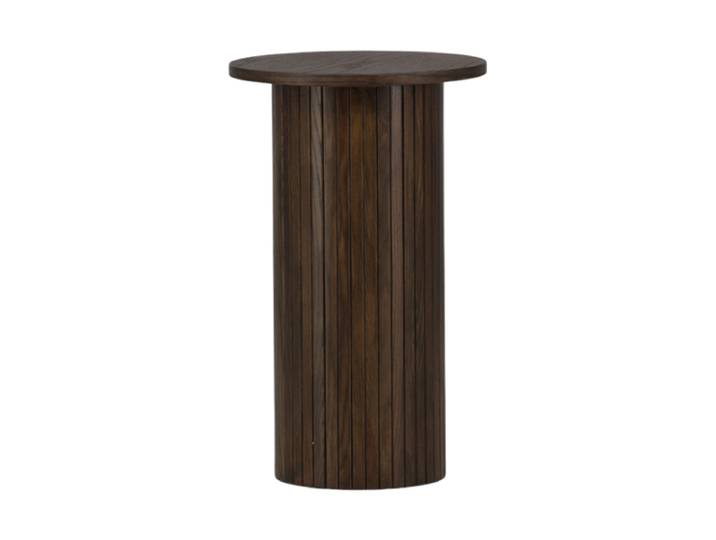 Runder Design Beistelltisch „Bianca“ Ø 40 x 65 cm Eiche Mocca VE DESIGN