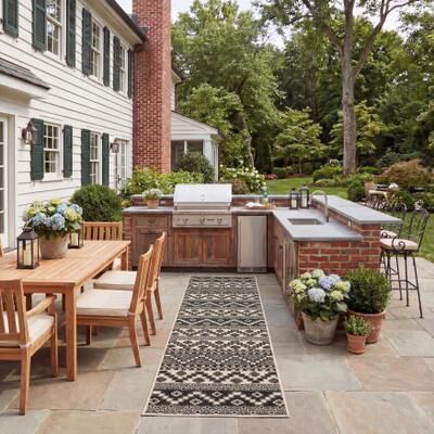 SAFAVIEH Veranda Rudy Indoor/ Outdoor Waterproof Patio Backyard Rug