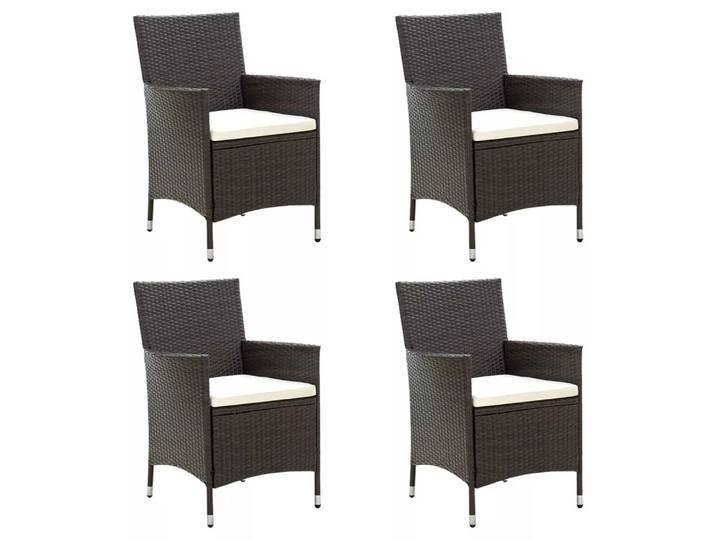 VidaXL - Gartenstuhl poly-rattan, One Size, Braun