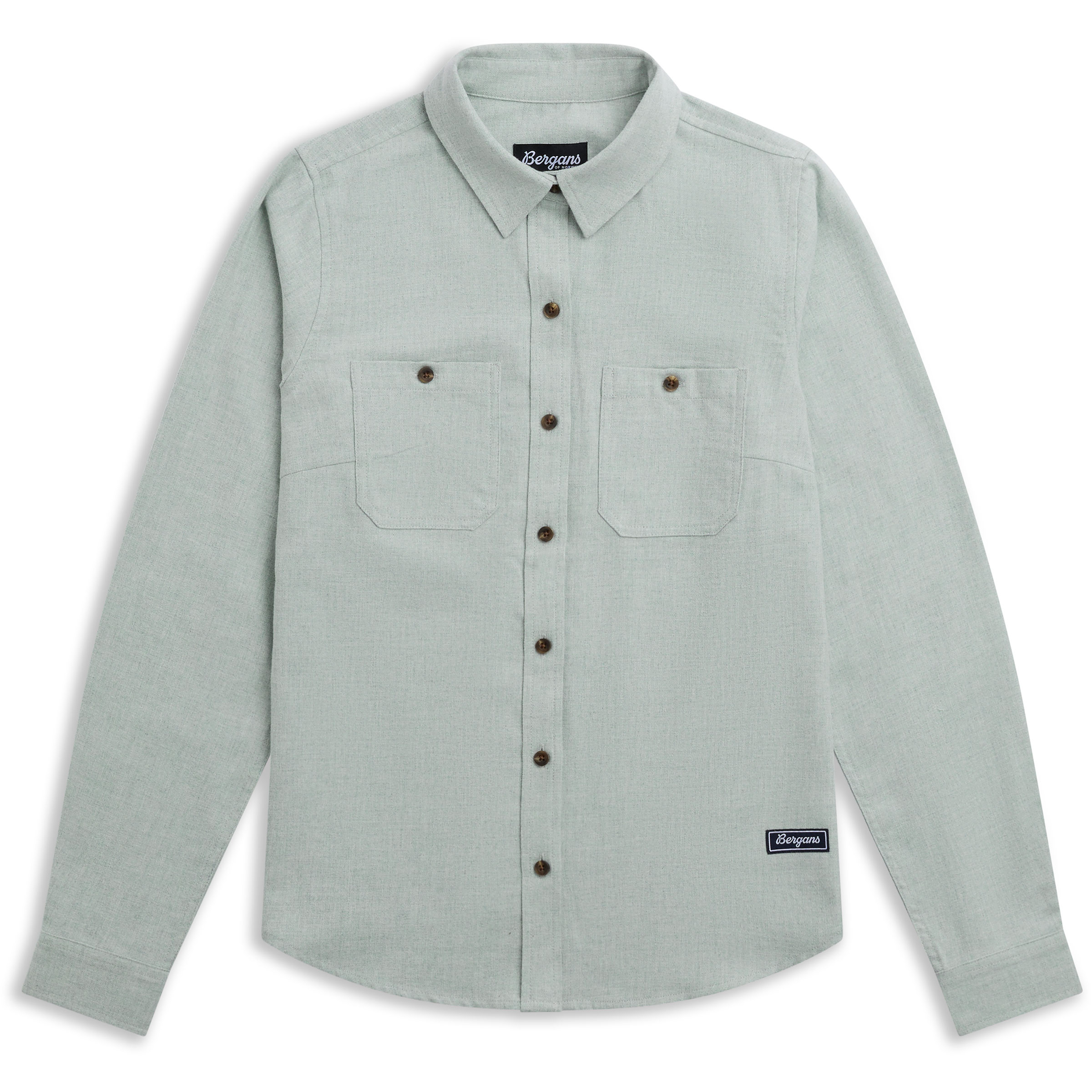 Bergans Nordmarka Flannel Damen Blusen gruen Größe L Camping Hautfreundlich