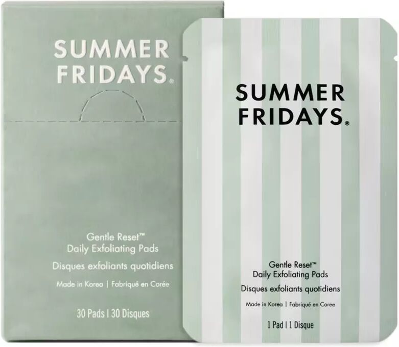 SUMMER FRIDAYS - Gentle Reset™ Daily Exfoliating Pads - Peeling-Pads, 30 Stück, Fantasie