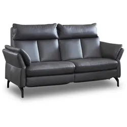 Polsteria Sofa Galati Leder Grau Anthrazit 182 cm