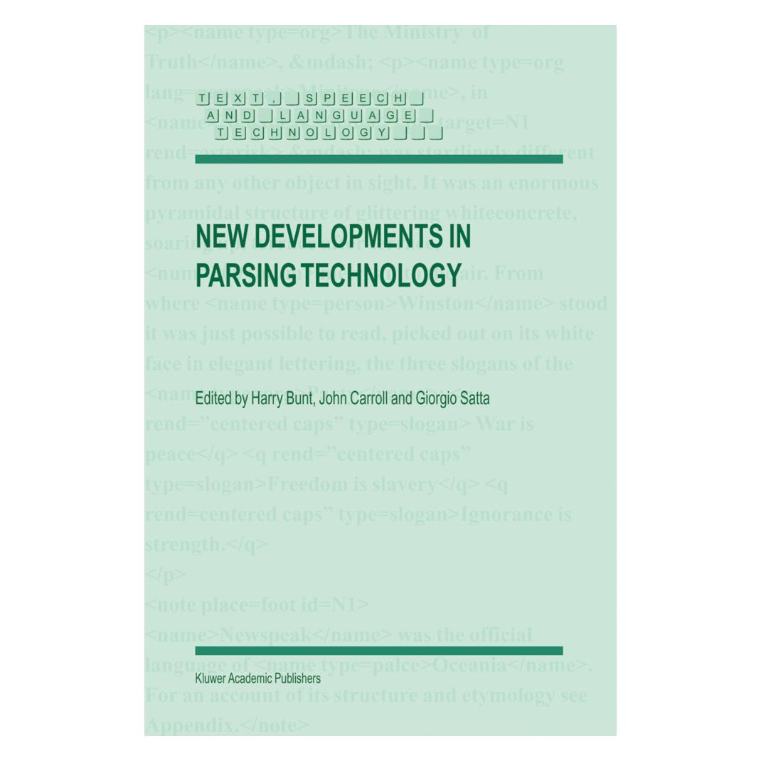 Springer New Developments in Parsing Technology (Englisch, Softcover, Giorgio Satta, H. Bunt, John Carroll) (55187920)