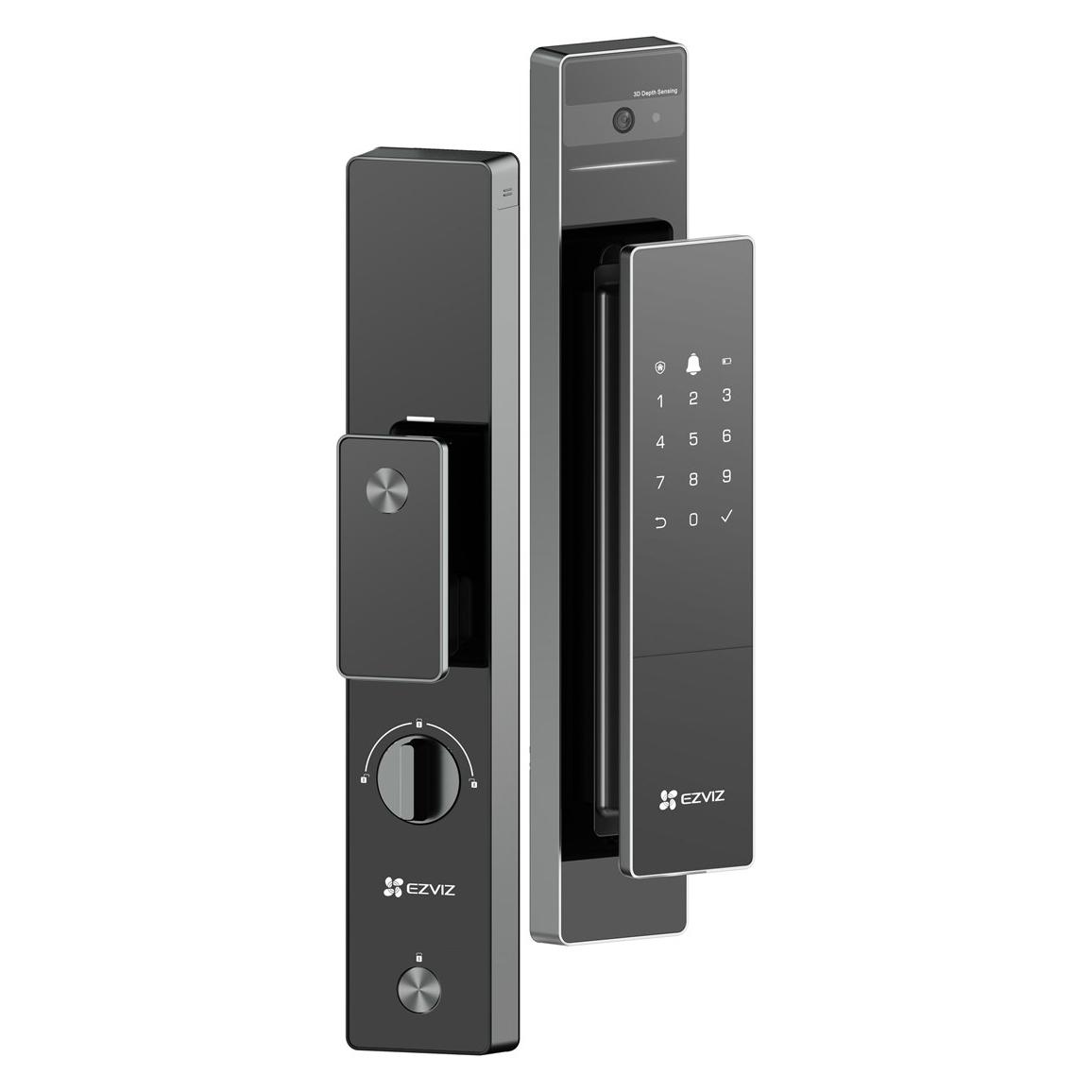 Ezviz DL50FVS Gesichtserkennung Smart Lock (Fingerabdruck, Gesichtserkennung) (CS-DL50FVS-R101-WBP-GR(5085))