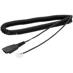 Jabra GN 1215 Telefon-Headset-Kabel 2 m Schwarz 8800-01-89