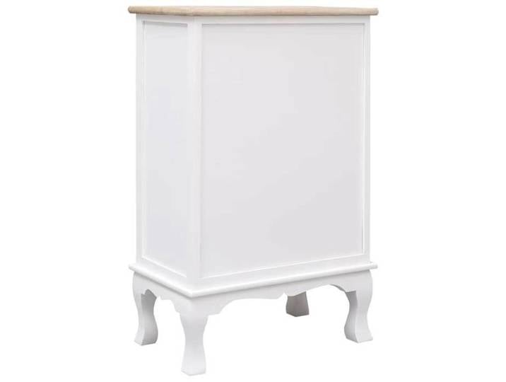 Promo printemps Armoire à tiroirs（1 PC）- SHELD - commode de rangement/MEUBLE BAS- Blanc 50x30x80cm Bois M1205015