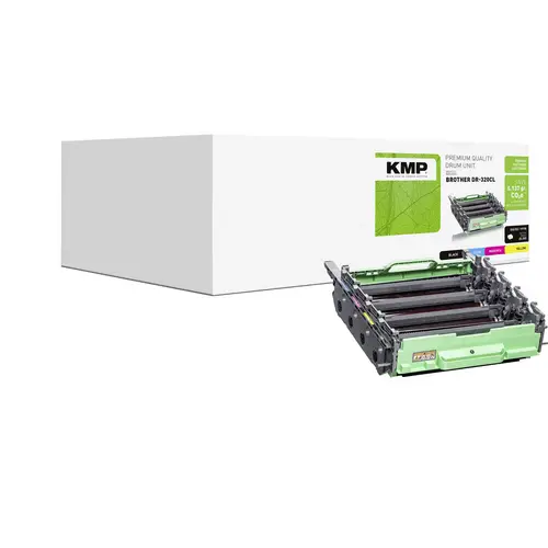 KMP Trommel ersetzt Brother DR-320CL, DR320CL Kompatibel Schwarz, Cyan, Magenta, Gelb 25000 Seiten B-DR25 1243,7000