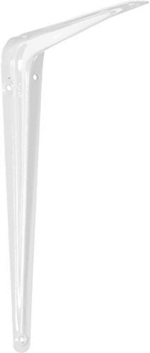 Set van 4 witte planksteunen in Londoner stijl, 350 x 300 mm