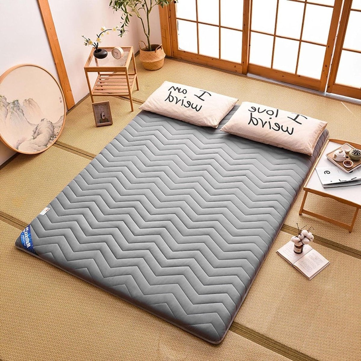 Japanse Futon Matras, Opvouwbare Tatami Vloermat, Dubbel Bed voor Volwassenen