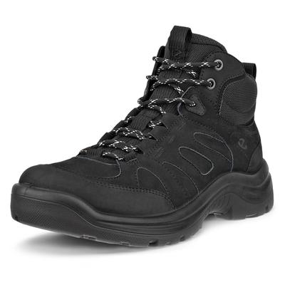Schnürboots ECCO "OFFROAD W", Damen, Gr. 36, schwarz, Nubukleder, Schuhe Schnürboots, Outdoorschuh, Wanderschuh, Stiefelette mit wasserdichter Membran