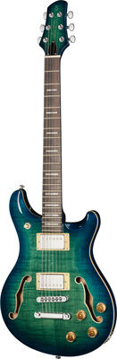 Larry Carlton Q7 Hollow Transparent Blue Transparent Blue