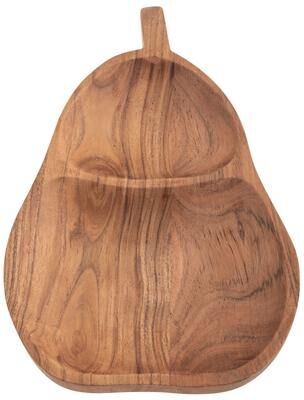 Karma Wood Shaped Serving Bowl