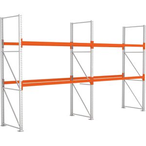 META Palettenregal 200185294 Multipal, für 18 Paletten, 3 Ebenen, 1470kg Fachlast, 3,3 x 5,4m